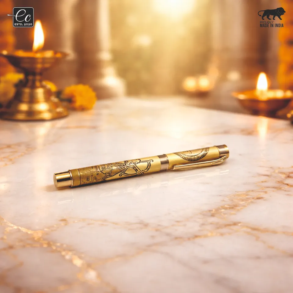 Premium Shree Ram Theme Metal Pen – A Symbol of Faith & Elegance